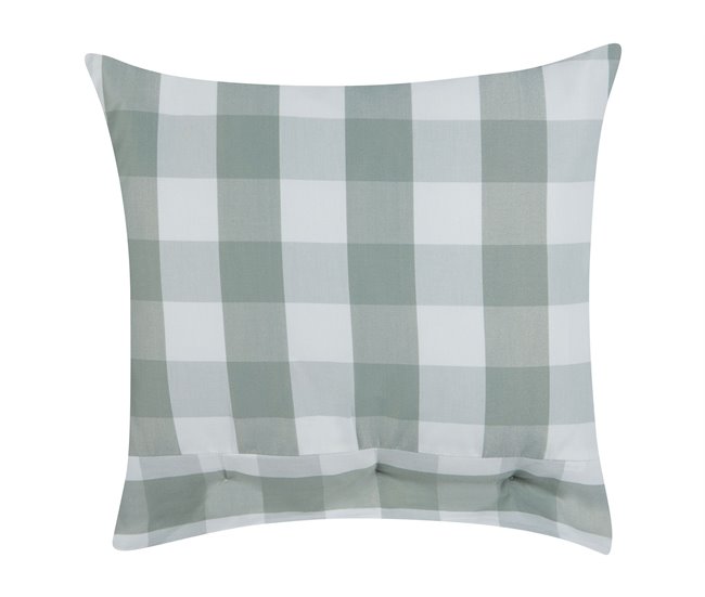 Beliani Cojín decorativo TAMNINE 45x45 Verde Oscuro