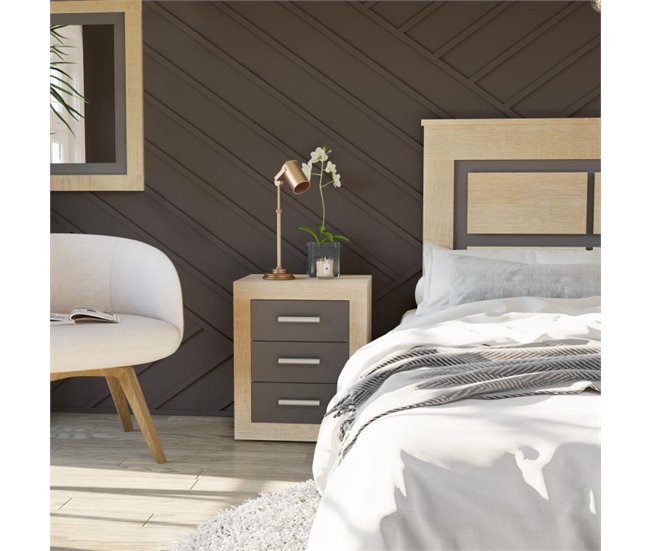 Dormitorio Kira 4C Plus 180x55 Marron