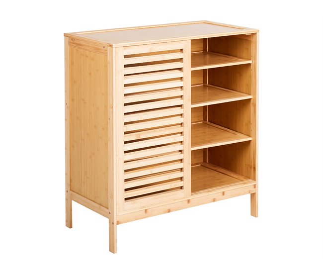 Beliani Zapatero MIDWOOD Madera Clara