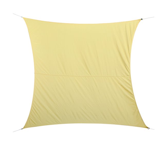 Toldo de Vela Rectangular Poliéster Outsunny 300x400 Mostaza