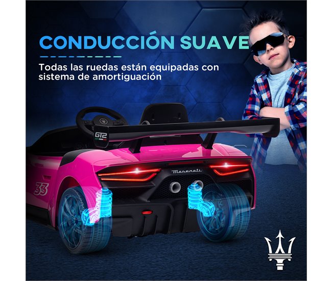 Coche Eléctrico Infantil PP, Acero AIYAPLAY Azul