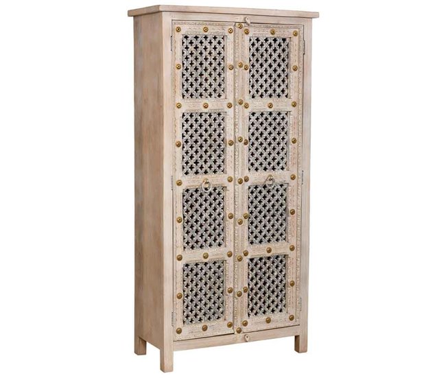 Armario de madera Beige