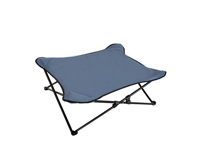 Acomoda Textil – Cama para Perros Elevada Resistente, Plegable. Azul