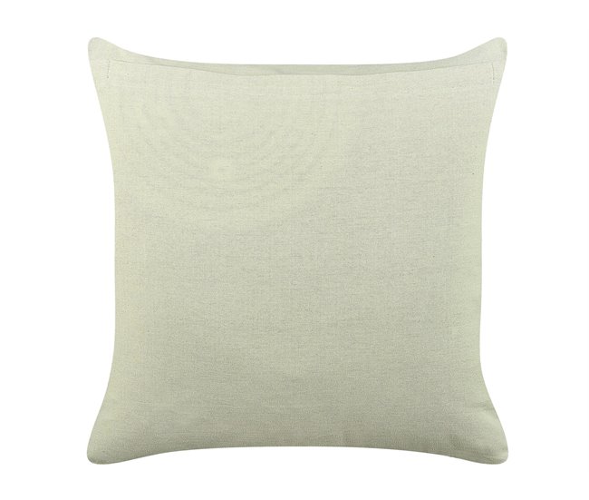 Beliani Cojín decorativo RUNGIA Verde