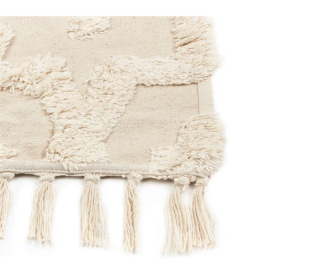 Beliani Alfombra de pelo corto ITANAGAR 80x150 Beige