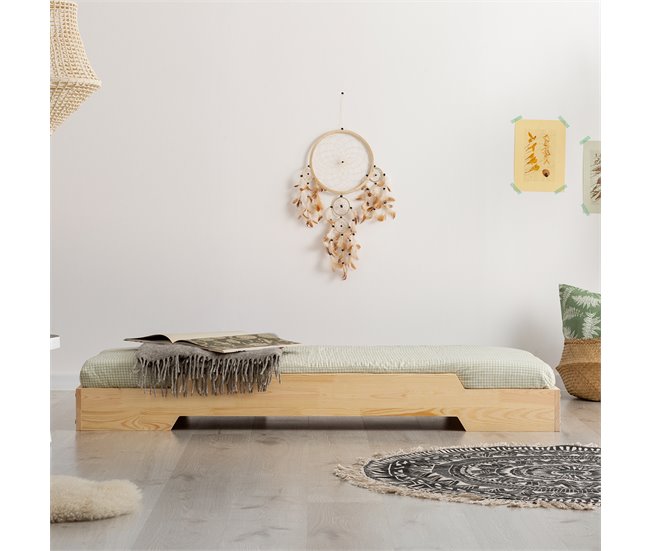 Cama con somier Cyrielle Madera