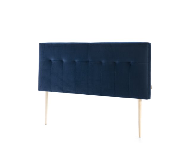 Cabecero tapizado Nápoles 140x100 cm 140 Azul