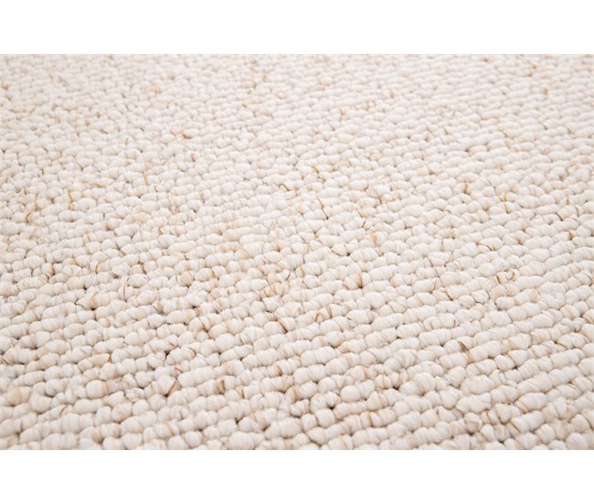 Alfombra lavable tejido en bucle PETRA - ATTICGO 120x170 Blanco