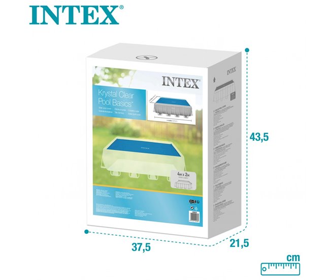 Cobertor solar INTEX piscinas rectangulares Azul