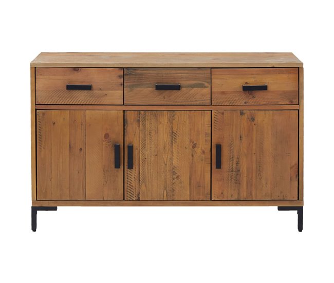 Aparador cómoda mueble de almacenaje organizador cocina salón salón Marron