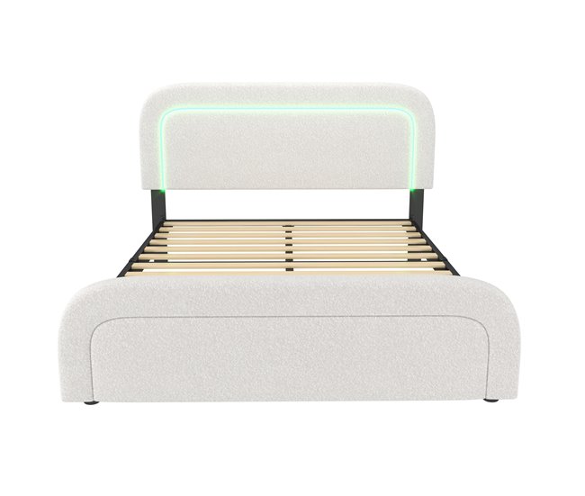 Camas de matrimonio 170x208 Blanco