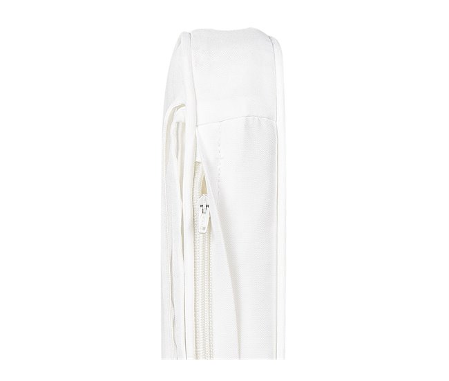 Beliani Cojines de asiento TOLVE Blanco/ Beige