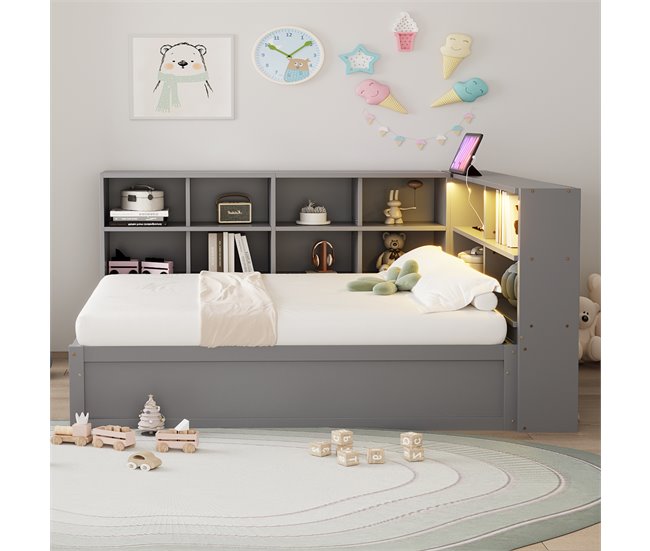 Canapés abatibles Gris