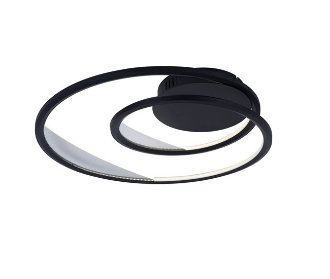 Plafón KAZUMA de la marca CONFORAMA Negro