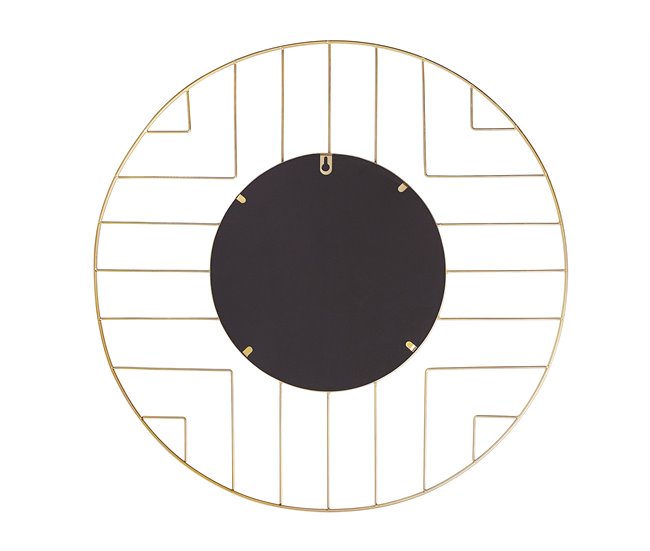 Beliani Espejo decorativo HESDIN Dorado