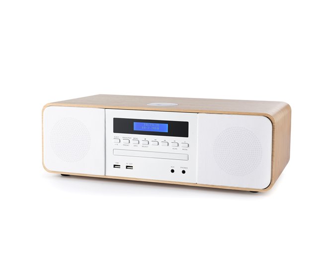 Microcadena Bluetooth Thomson MIC201IBT Natural/ Blanco