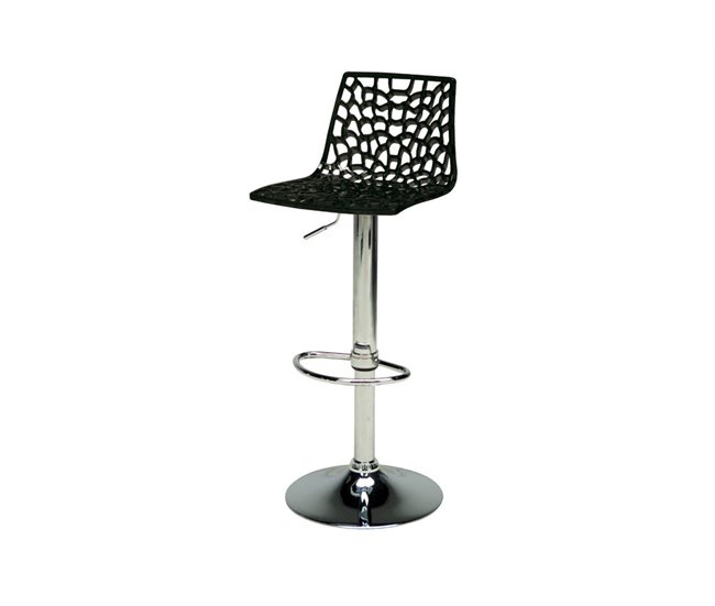 Taburete ajustable modelo SPIDER GAS Negro