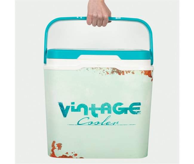 Aktive Nevera rígida de playa 24 litros Classic Azul
