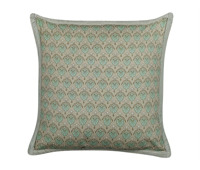 Beliani Cojín decorativo PICTUS Verde