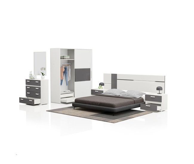 Dormitorio Ataneq Air 4C Plus Gris Oscuro