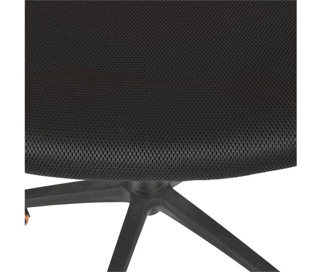 Silla de oficina MINI color negro y naranja Naranja