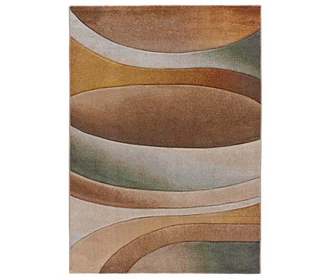Alfombra abstracta SORA - ATTICGO 80x150 Multicolor