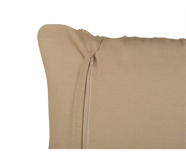 Beliani Cojín decorativo COLLOMIA Beige