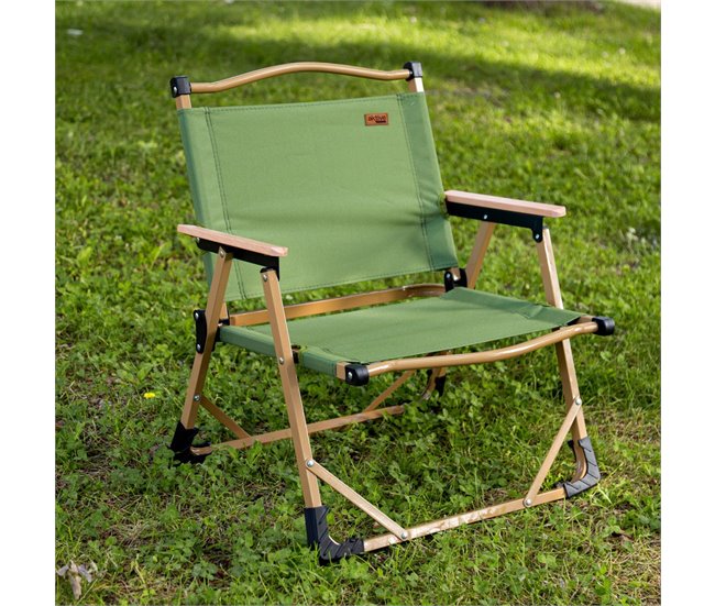 Aktive Silla plegable baja glamping Verde