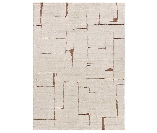 Alfombra de estilo escandinavo CANDELA - ATTICGO 120x170 Cobre