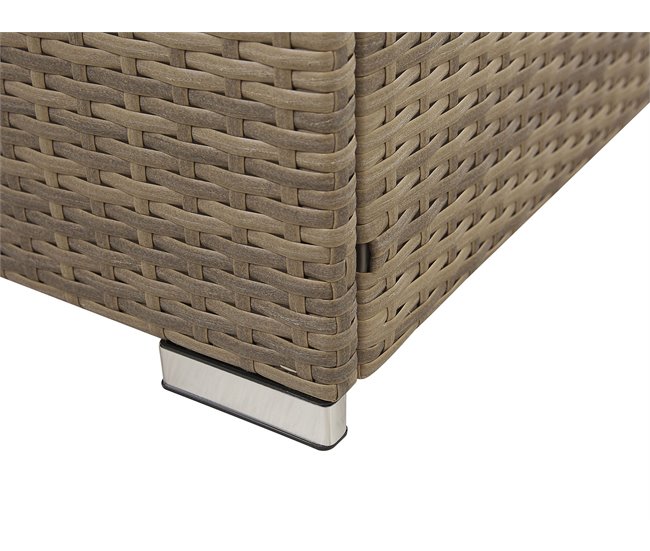 Beliani Conjunto longue BELVEDERE Blanco