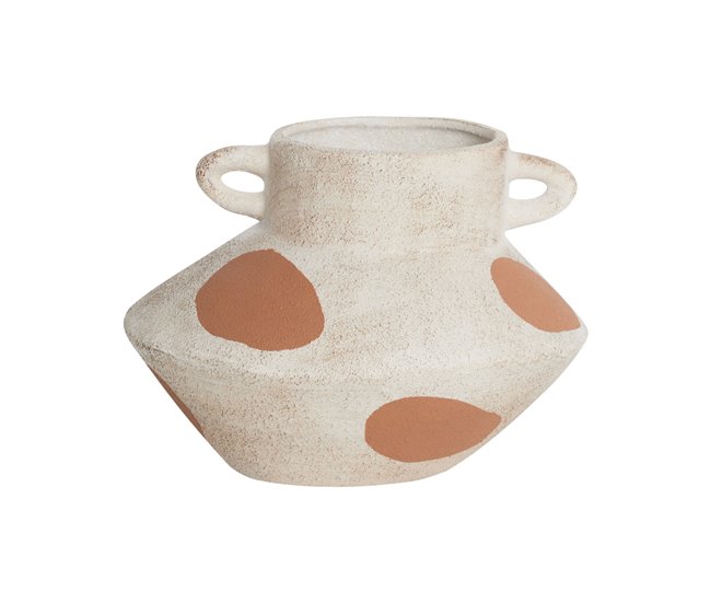 Beliani Jarrón para flores ALOSIDAE Beige