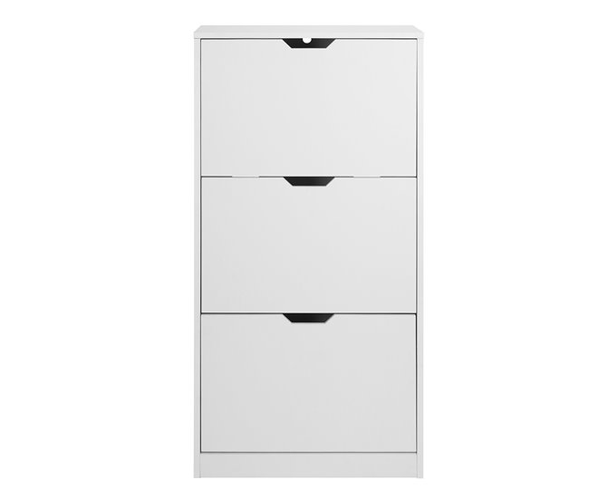 Zapatero SHINING 3 trampones color blanco Blanco