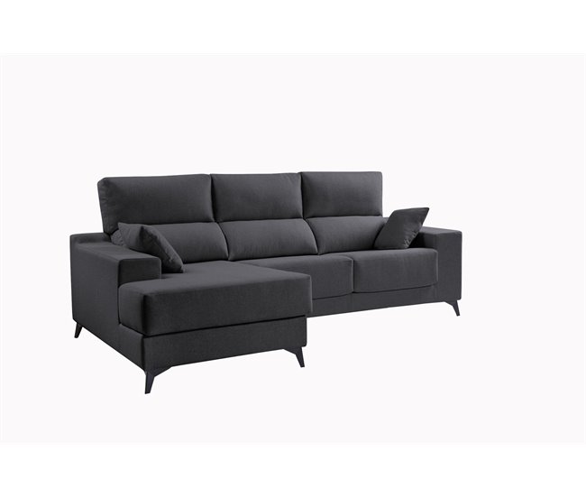 Chaise longue M NOELIA Antracita