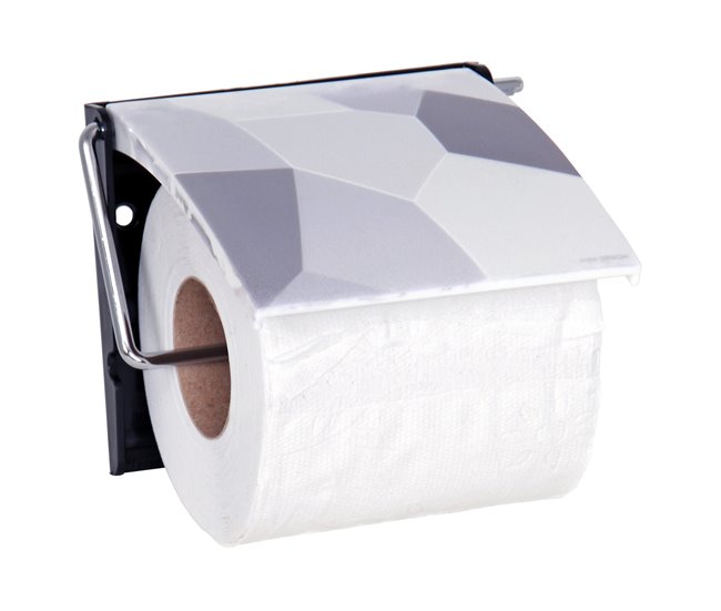 Porta Rollo Papel Ps Origami Gris Claro