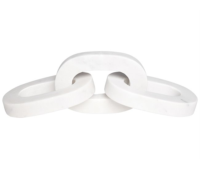 Beliani Figura decorativa MARUSI Blanco