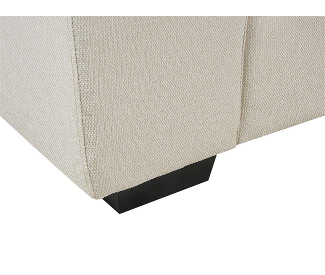 Beliani Sofá de 2 plazas Poliéster VOGAR Beige