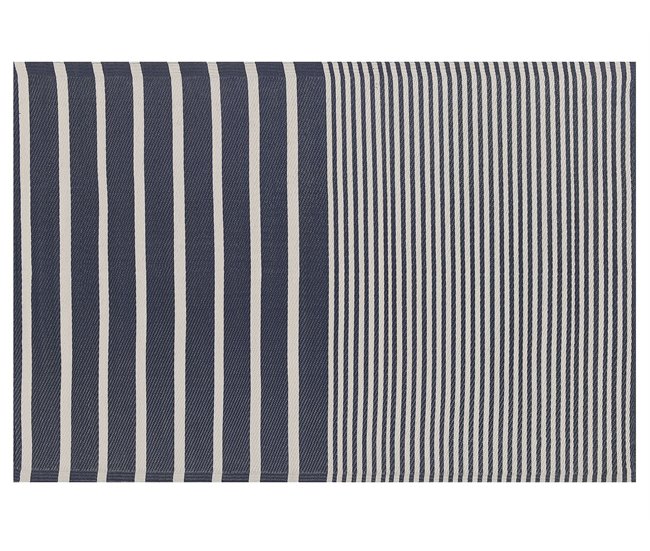 Beliani Alfombra de exterior HALDIA 120x180 Azul