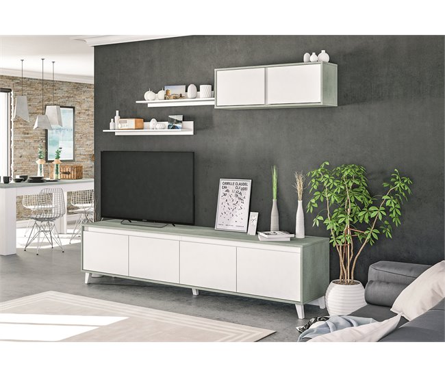 Mueble de salón LINE Cemento