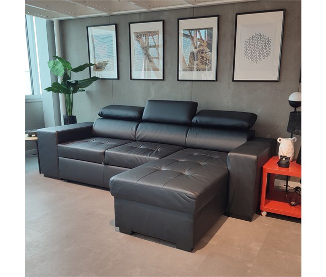 BUDWING John Sofá Cama Negro