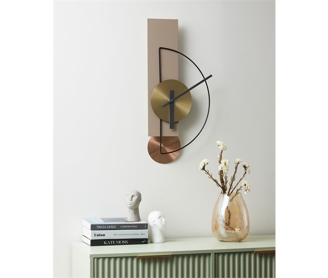 Beliani Reloj de pared CEVINS Beige