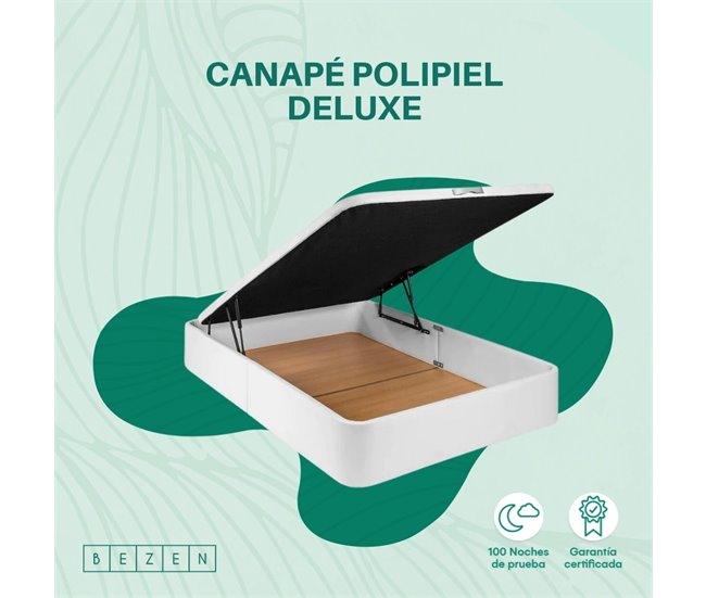 Canapé Madera Alta Resistencia Bezen 90x190 Blanco