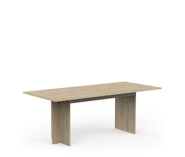 Mesa de Comedor extensible 160cm CLAP Roble