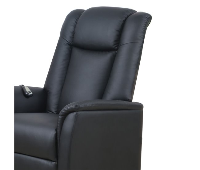 Sillón relax eléctrico piel sintética MAX Negro