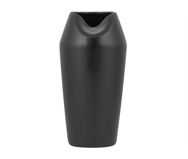 Beliani Jarrón decorativo APAMEA Negro