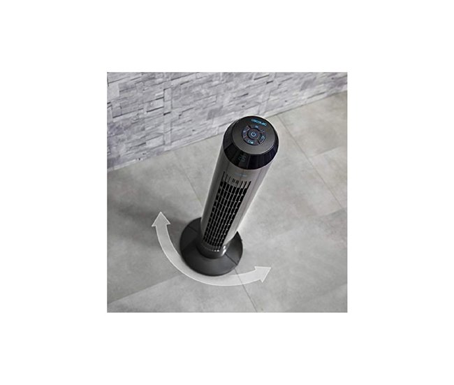 Ventilador de torre EnergySilence 8190 Skyline Ionic Cecotec Negro