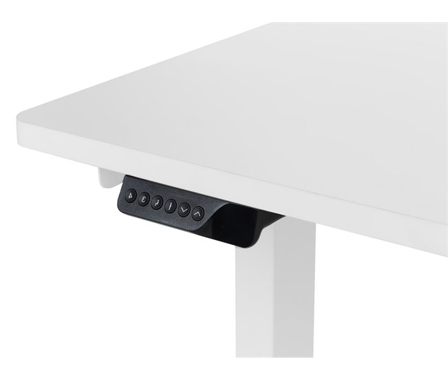Beliani Escritorio ajustable DESTINES 160x109 Blanco