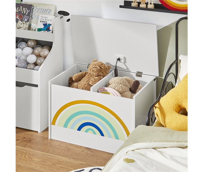Organizador de Juguetes Multifuncional SoBuy KMB70-W Blanco
