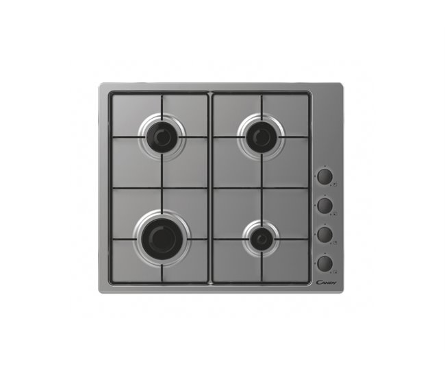 Placa de gas CANDY CHW6LBX/4U2 4 zonas 60cm inox Inox