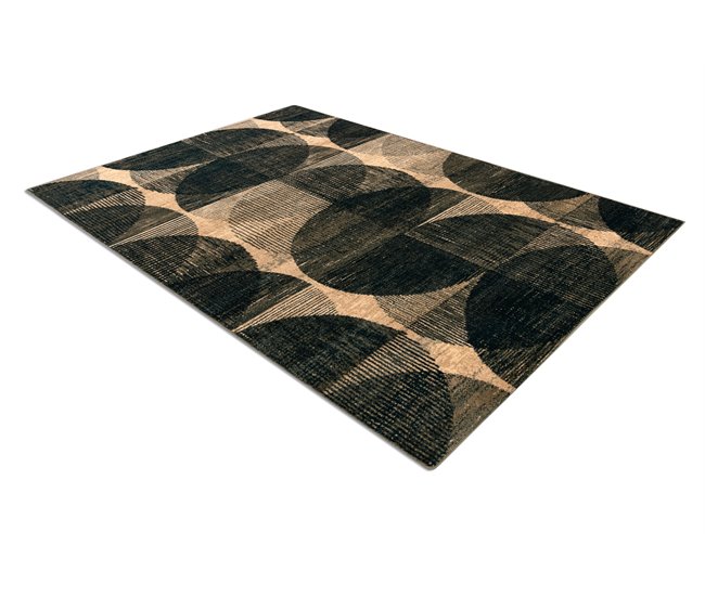 Alfombra de lana OMEGA FADO Geométrico jadeit 170x235 Verde