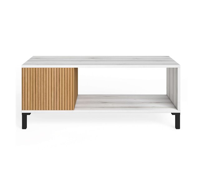 Conjunto Muebles Salón Comedor Tokio Nórdico Blanco/ Madera
